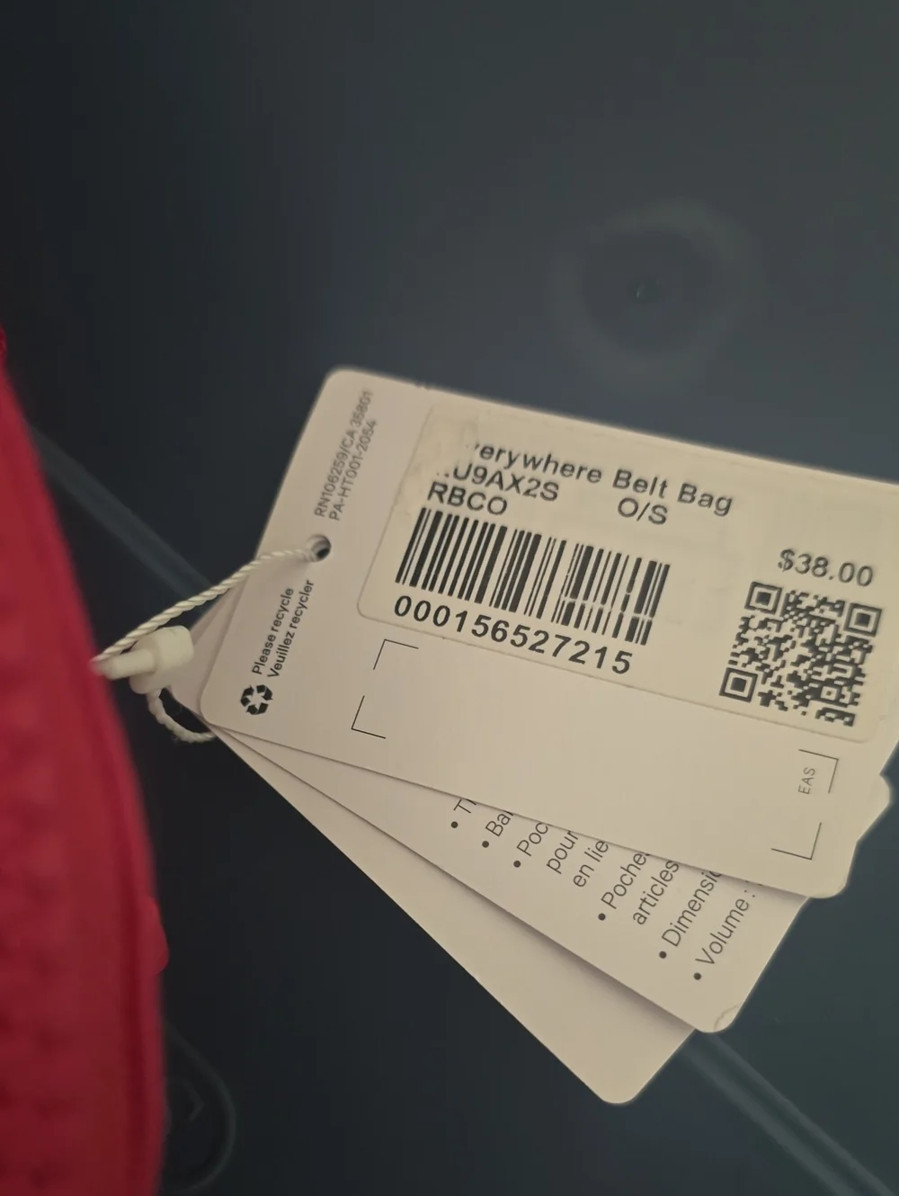 lululemon athletica Pink Beltbag.